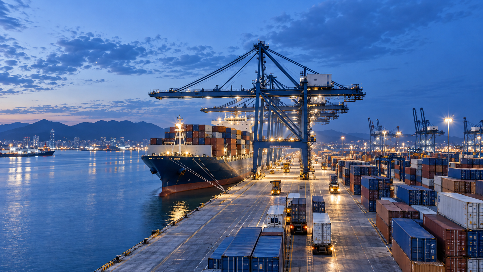 Operación portuaria y comercio internacional